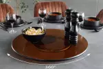 Otočný podnos SERVANT 50 CM jantarové tvrzené sklo Otočný podnos SERVANT 50 CM jantarové tvrzené sklo