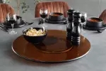 Otočný podnos SERVANT 50 CM jantarové tvrzené sklo Otočný podnos SERVANT 50 CM jantarové tvrzené sklo