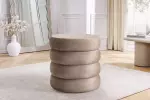 Taburet s ÚP VOQUE 40 CM greige samet