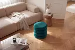 Taburet s ÚP VOQUE 40 CM zelený samet