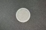Taburet s ÚP VOQUE 40 CM krémově bílá colin bouclé