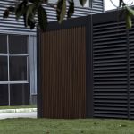 WPC stěna 5 m k přístřešku PRESTIGE