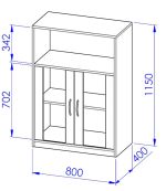 Skříňka sestavy Office C524