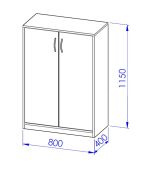 Skříňka sestavy Office C522