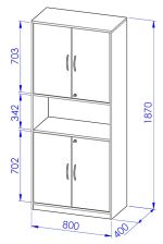 Skříň sestavy Office C507