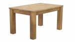Rozkládací jídelní stůl KÁJ 140(210)x90x76 masiv dub
