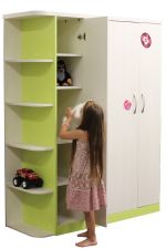 Rohová šatní skříň CASPER C105 Rohová šatní skříň CASPER C105