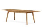 Rozkládací jídelní stůl GERY 160(200/240)x90x75 masiv dub