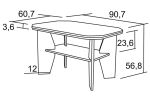 Konferenční stůl RADEK I. 60,7×90,7