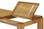 Rozkládací jídelní stůl KÁJ 140(210)x90x76 masiv dub