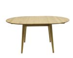 Jídelní stůl ADRIAN 110/160×110 rozkládací dubový