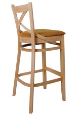 Židle barová čalouněná MANUELA buková
