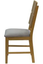 Židle KARLA dubová čalouněná