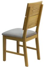 Židle KARLA dubová čalouněná