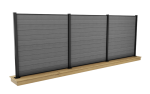Plotový panel KETER FENCE KIT šedý  (3x panel)