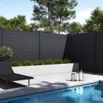 ELEMENT plotový panel WPC 180x180 cm a koncovky - antracit ELEMENT plotový panel WPC 180x180 cm a koncovky - antracit