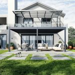 Bioklimatická pergola INTRO DUO 6x4 m, hliník - do stěny Bioklimatická pergola INTRO DUO 6x4 m, hliník - do stěny