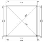 Luxusní ELEKTRICKÁ bioklimatická pergola  PRESTIGE 4x4 m, hliník - volně stojící