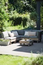 ELEMENTS SIGNATURE zahradní plastové křeslo - walnut ELEMENTS SIGNATURE zahradní plastové křeslo - walnut