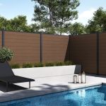 ELEMENT plotový panel WPC 180x180 cm a koncovky - teak ELEMENT plotový panel WPC 180x180 cm a koncovky - teak