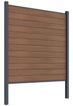 ELEMENT plotový panel WPC 180x180 cm a koncovky - teak ELEMENT plotový panel WPC 180x180 cm a koncovky - teak
