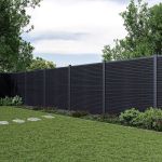 MODERN plotový panel WPC 180x180 cm HORIZONTÁLNÍ i VERTIKÁLNÍ a koncovky - antracit MODERN plotový panel WPC 180x180 cm HORIZONTÁLNÍ i VERTIKÁLNÍ a koncovky - antracit