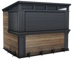 DECO BAR DUO domek - Walnut DECO BAR DUO domek - Walnut