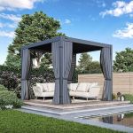 set závěsů a moskytiér pro pergolu ECO 4x3 m set závěsů a moskytiér pro pergolu ECO 4x3 m