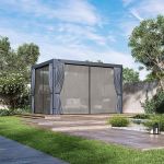 Bioklimatická pergola ECO 4x3 m, ocel - volně stojící Bioklimatická pergola ECO 4x3 m, ocel - volně stojící