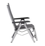 BASIC PLUS PADDED relaxační, polohovací, hliníkové křeslo - stříbrná / antracit