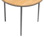 TRIBE stolek o 50 cm - antracit/teak