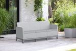 SCANDI FORMA 3 SEATER SOFA - Ash grey/Storm grey