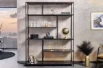 Regál SLIM LINE 185 CM vzhled antracitový mramor