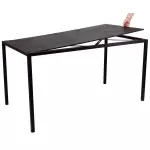 Zahradní stolový rám ENFIBRE černý pro desky max 140×70 cm