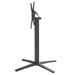 Zahradní stolová podnož LADA černá pro desky max O80 cm nebo 80×80 cm