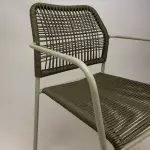 Zahradní jídelní židle TWIST zelená