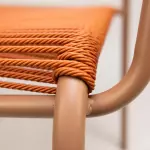Zahradní jídelní židle TWIST oranžová