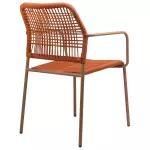 Zahradní jídelní židle TWIST oranžová