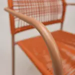Zahradní jídelní židle TWIST oranžová
