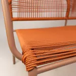 Zahradní lavička TWIST oranžová