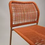 Zahradní barová židle TWIST oranžová