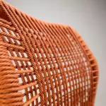 Zahradní barová židle TWIST oranžová