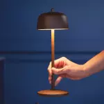 Zahradní lampička CIRCE hnědá - 30 cm