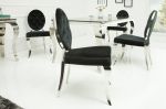 Židle MODERN BAROCCO černá, II. jakost (A)