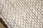 Koberec WOOL 350x240 CM béžová vlna