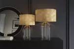 Stolní lampa CLASSICO 50 CM transparentní/zlatá