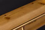 Nástěnná police HERITAGE 70 CM železo/masiv borovice