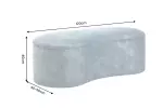 Pokojová lavice s ÚP ELEMENTAL 120 CM petrolejová samet Pokojová lavice s ÚP ELEMENTAL 120 CM petrolejová samet