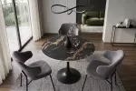 Bistro stůl LYON AURORA ORO 80 CM keramika