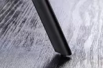 Kulatý jídelní stůl ATELIER 120 CM přírodní/černá dubová dýha